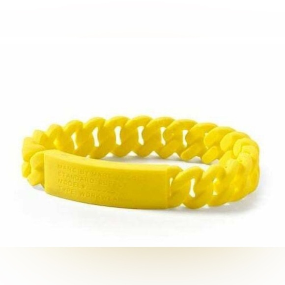Marc by Marc Jacob’s safety yellow silicone bracelet - Picture 1 of 3